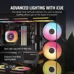 CORSAIR - iCUE LINK LX120-R RGB 120mm PWM Reverse Blade Computer Case Expansion Fan - Black (CO-9051049-WW)