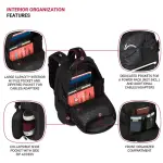 SwissGear Commander USB ScanSmart Laptop Backpack – Black