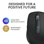Logitech MX Anywhere 3S Wireless Bluetooth Mouse – Black