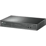 TP-Link - 8-Port Gigabit (10/100/1000Mbps) Unmanaged PoE Switch Desktop - Black