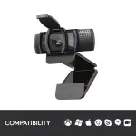 Logitech C920s Pro 1080p Webcam with Privacy Shutter – Black