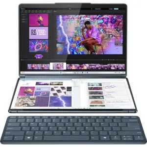 Lenovo Yoga Book 9i – 13.3" Dual OLED, Ultra 7, 16GB, 1TB SSD – Tidal Teal