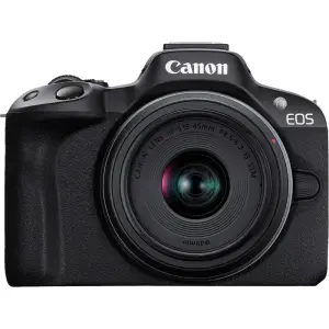 Canon - EOS R50 4K Video Mirrorless Camera 2 Lens Kit - Black