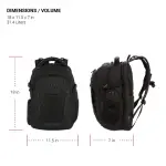 SwissGear Commander USB ScanSmart Laptop Backpack – Black
