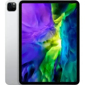 Apple - Geek Squad Certified Refurbished 11-Inch iPad Pro with Wi-Fi - 128GB - Silver