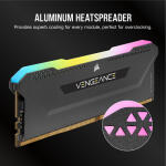 Corsair 16GB VENGEANCE RGB PRO SL DDR4 Memory Kit (2 x 8GB, Black)