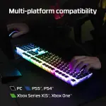 HyperX - Alloy Origins 60% Wired Mechanical Linear Red Switch Gaming Keyboard and RGB Back Lighting - Black