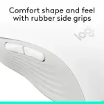 Logitech Signature M650 Wireless Mouse – Silent Clicks, Off-White