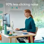 Logitech Signature M650 Wireless Mouse – Silent Clicks, Off-White