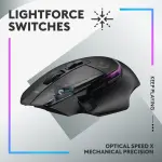 Logitech G502 X PLUS LIGHTSPEED Wireless Gaming Mouse – Black