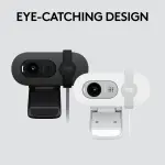 Logitech Brio 100 1080p Webcam for Meetings & Streaming – Graphite