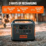 Jackery Explorer 1500 Portable Power Station - 1800W Output/3600W Peak, Push Start Battery Generator for Outdoors and Camping