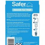 Safer BrandSafer Home Indoor Flying Insect Trap for Fruit Flies, Gnats, Moths, House Flies (1 Plug-In Base and 2 Refill Glue Cards) description