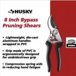 Husky 8 in. Bypass Pruning Shears