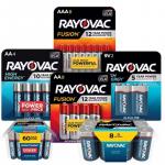 Rayovac Fusion Alkaline AAA Card (8-Pack)