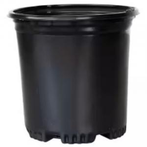 by Flowerwood 2.5 qt. 6.5 in. x 6.5 in. Black Plastic Nursery Pots (25-Pack)