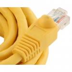 Commercial Electric 15 ft. CAT5e UTP Ethernet Cable, Yellow