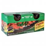 Vigoro 6 in. x .25 in. x 6 in. Black Plastic Landscape Edging (40-6 in. Pieces/ 20 Linear ft.)