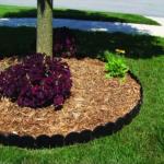 Vigoro 6 in. x .25 in. x 6 in. Black Plastic Landscape Edging (40-6 in. Pieces/ 20 Linear ft.)