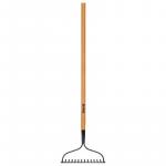 Anvil 47 in. L Wood Handle 14-Tines Garden Bow Rake