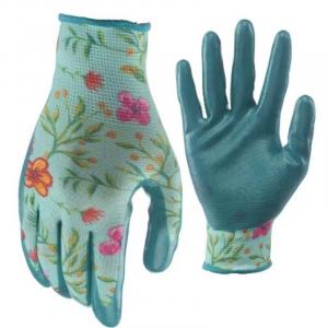 Digz Women's Medium Nitrile Coated Garden Gloves