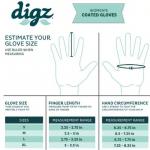 Digz Women's Medium Nitrile Coated Garden Gloves