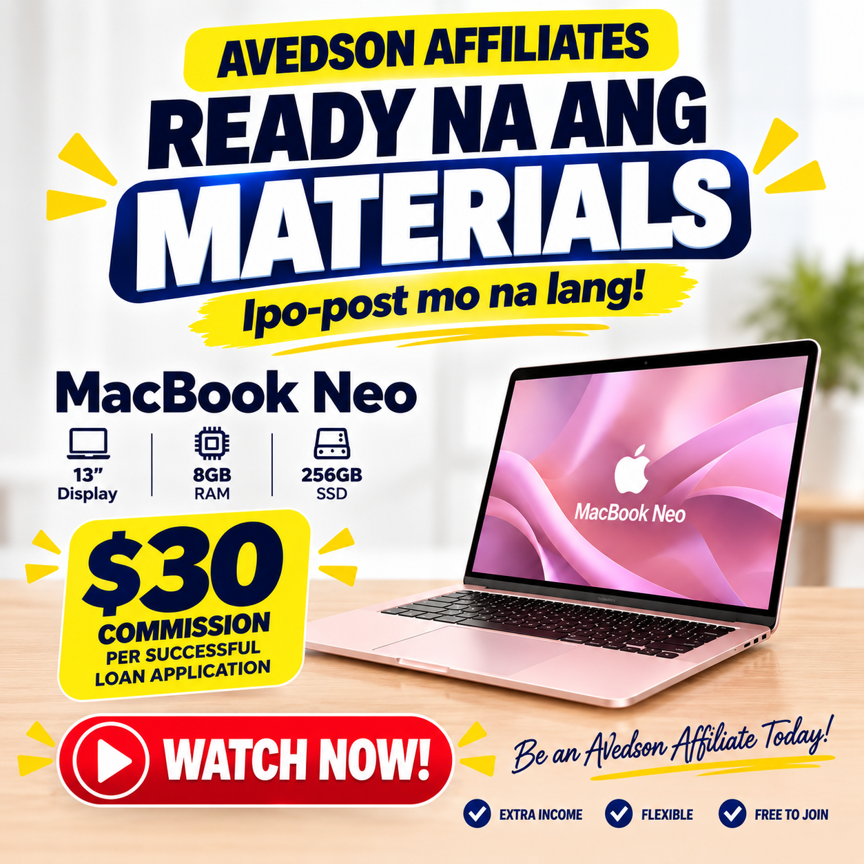 BECOME AN AVEDSON AFFILIATE TODAY! 🚀