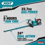 Makita XGT 40V max Brushless Cordless 24 in. Hedge Trimmer (Tool Only)