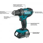 Makita 18V LXT Lithium-Ion Cordless Compact 2-Piece Combo Kit (Driver-Drill/Impact Driver)