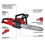 Milwaukee M18 FUEL 16 in. 18V Lithium-Ion Brushless Battery Chainsaw (Tool-Only)