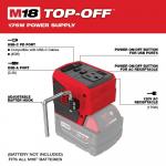 Milwaukee M18 18-Volt Lithium-Ion 175-Watt Powered Compact Inverter for M18 Batteries (Tool-Only)