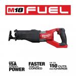 Milwaukee(Tool-Only) M18 FUEL 18V Lithium-Ion Brushless Cordless Super SAWZALL Orbital Reciprocating Saw (2722-20)