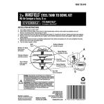 Everbilt 2 in Tank to Bowl Kit Fits Mansfield Toilet (1000055010)