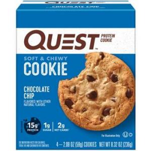 Quest Nutrition 15g Protein Cookie - Chocolate Chip Cookie 4count