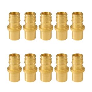 Apollo Pex 1/2" x 1/2" Male Sweat Adapter (10 Pack)