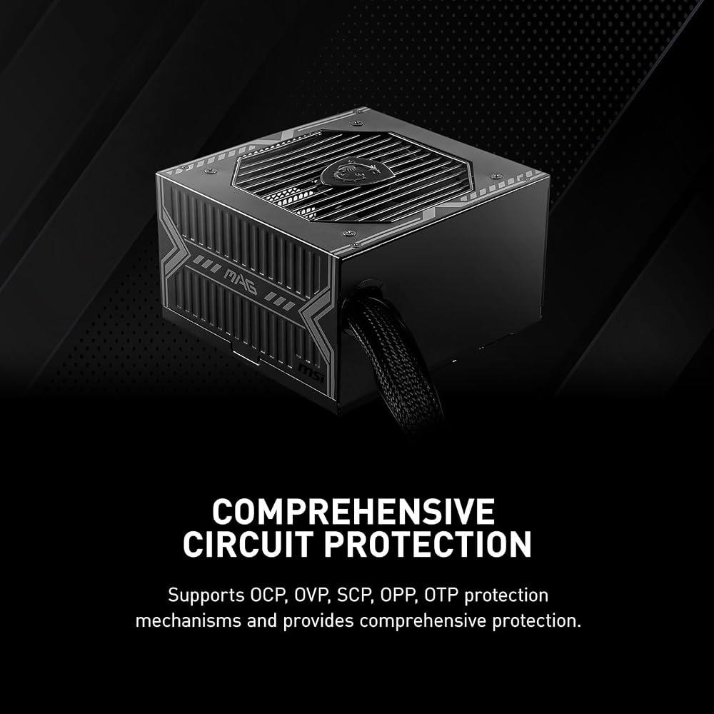 MSI MAG A650BN 650W Gaming Power Supply - Image 5