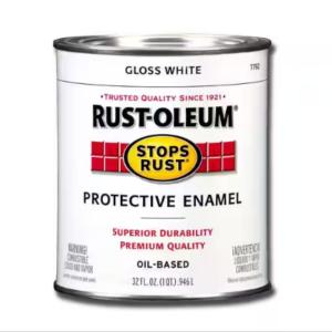 Rust-Oleum Stops Rust - 1 qt. Protective Enamel Gloss White Interior/Exterior Paint