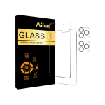 Ailun 2Pack Privacy Screen Protector Compatible for iPhone 13 Pro Max[6.7 inch] + 2 Pack Camera Lens Protector, Anti Spy Private Tempered Glass Film,[9H Hardness] – HD [Black]