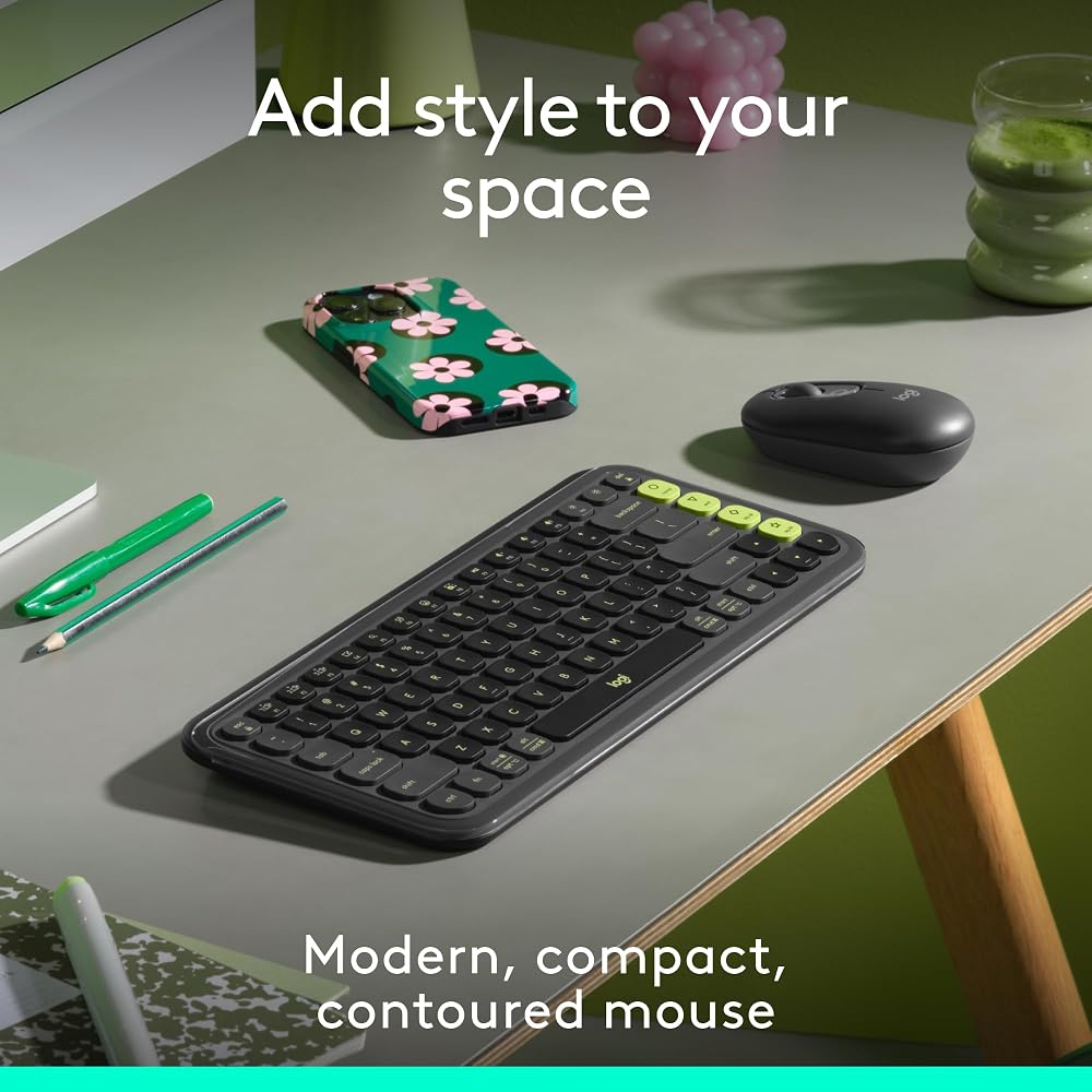 Logitech POP Mouse, Compact and Portable Wireless Bluetooth - Image 2