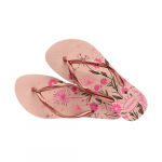 Havaianas Women's Slim Organic Flip Flop Sandals Ballet Rose/Golden Size 36