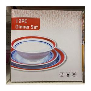 12-Piece Porcelain Dinner Set