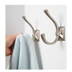 Liberty Ruavista 4-1/3 in. Satin Nickel Coat Hook