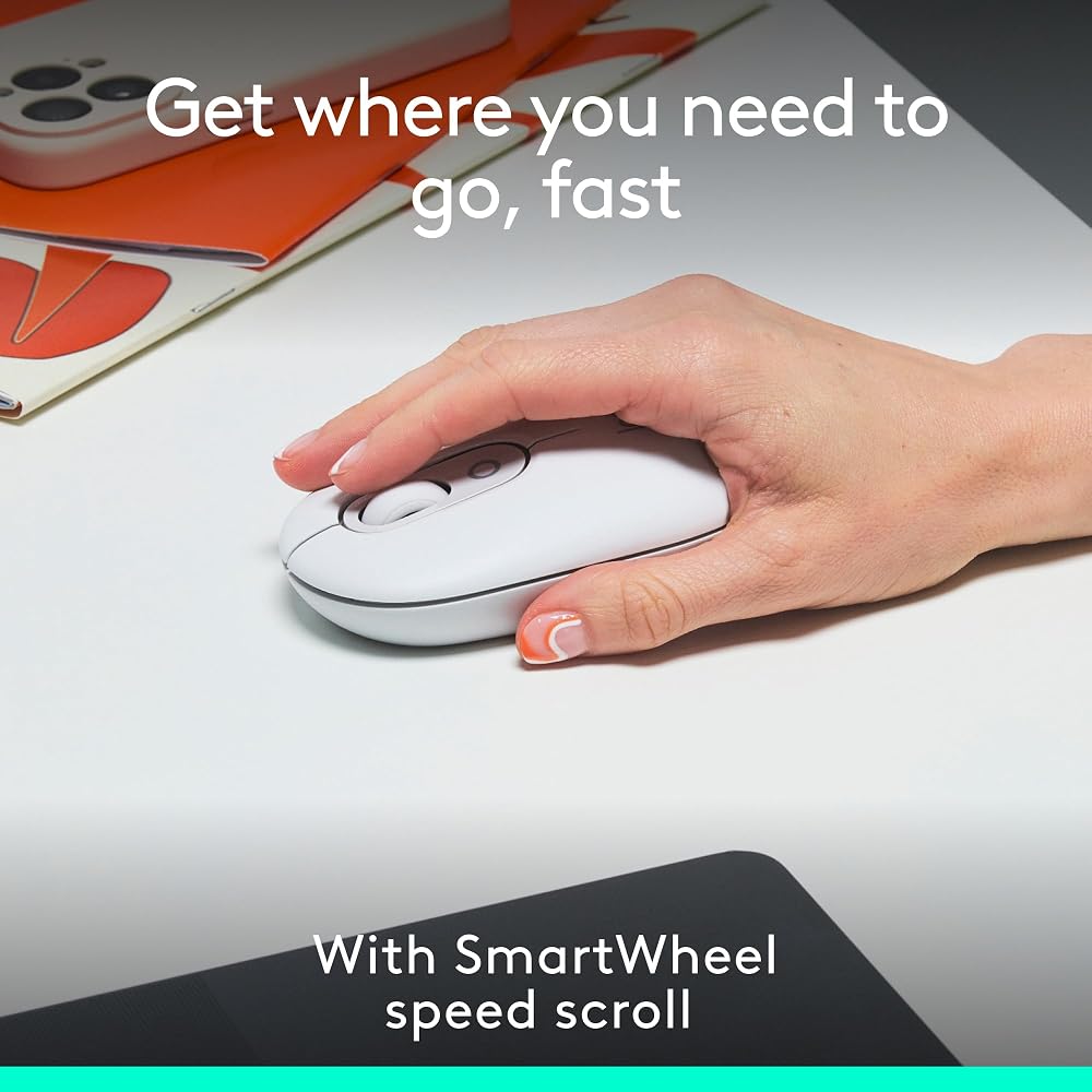 Logitech POP Mouse, Compact and Portable Wireless Bluetooth - Image 3