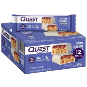 Quest Nutrition Hero Protein Bar - Blueberry Cobbler 12ct