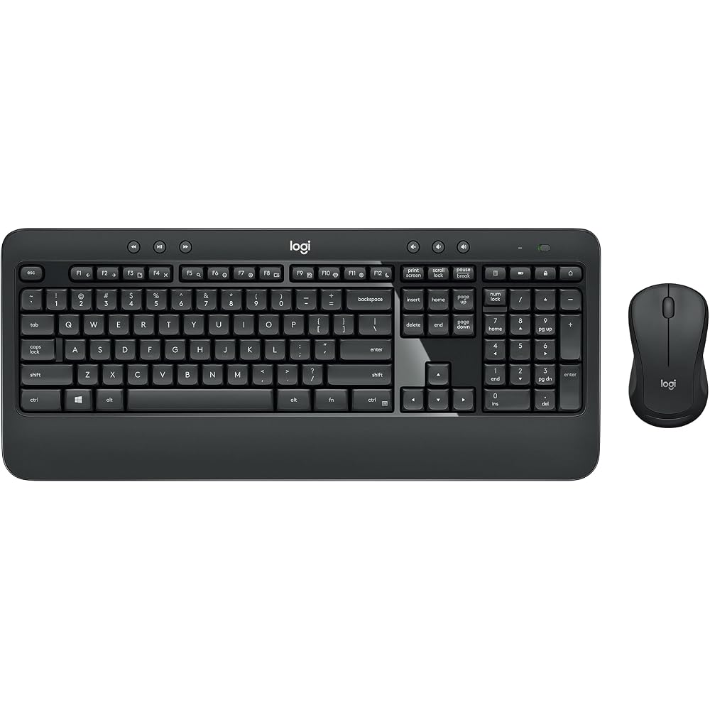 Logitech MK540 Full-Size Wireless Keyboard and Mouse Set