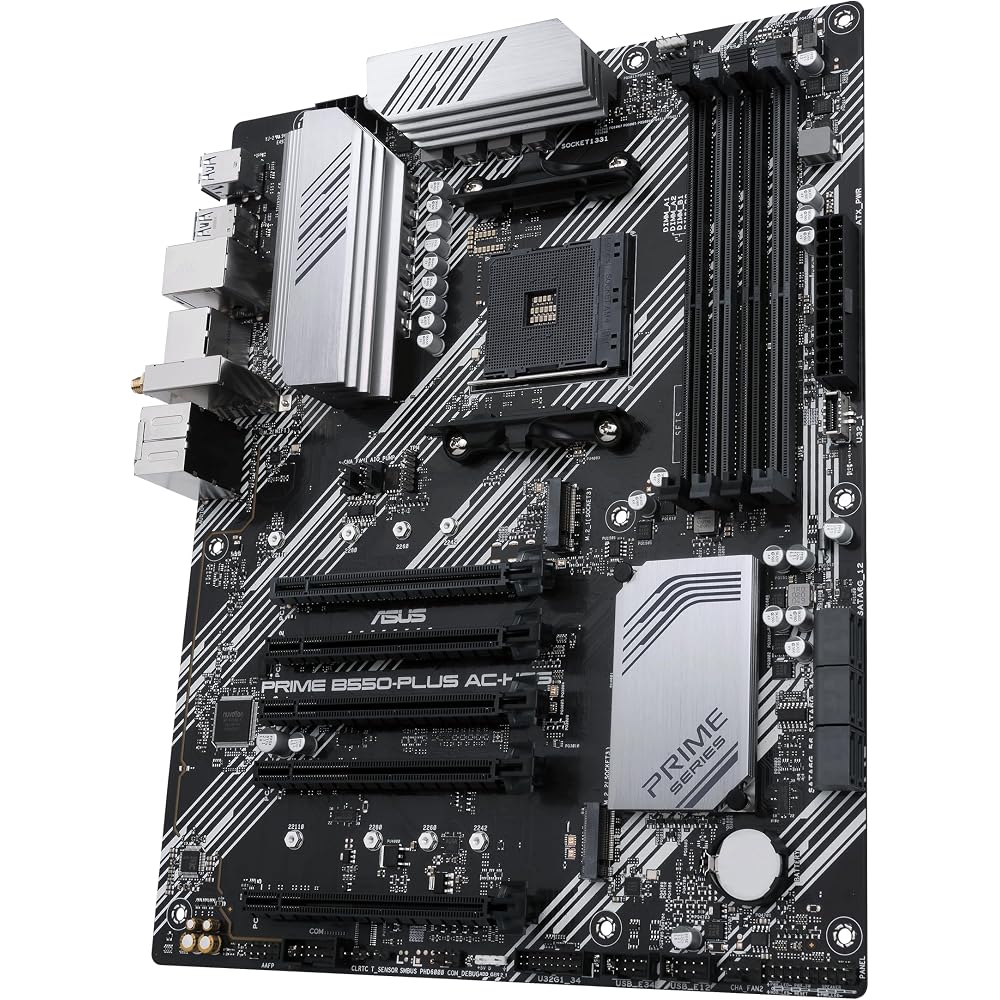 ASUS Prime B550-PLUS AC-HES AMD AM4 ATX Motherboard - Image 4
