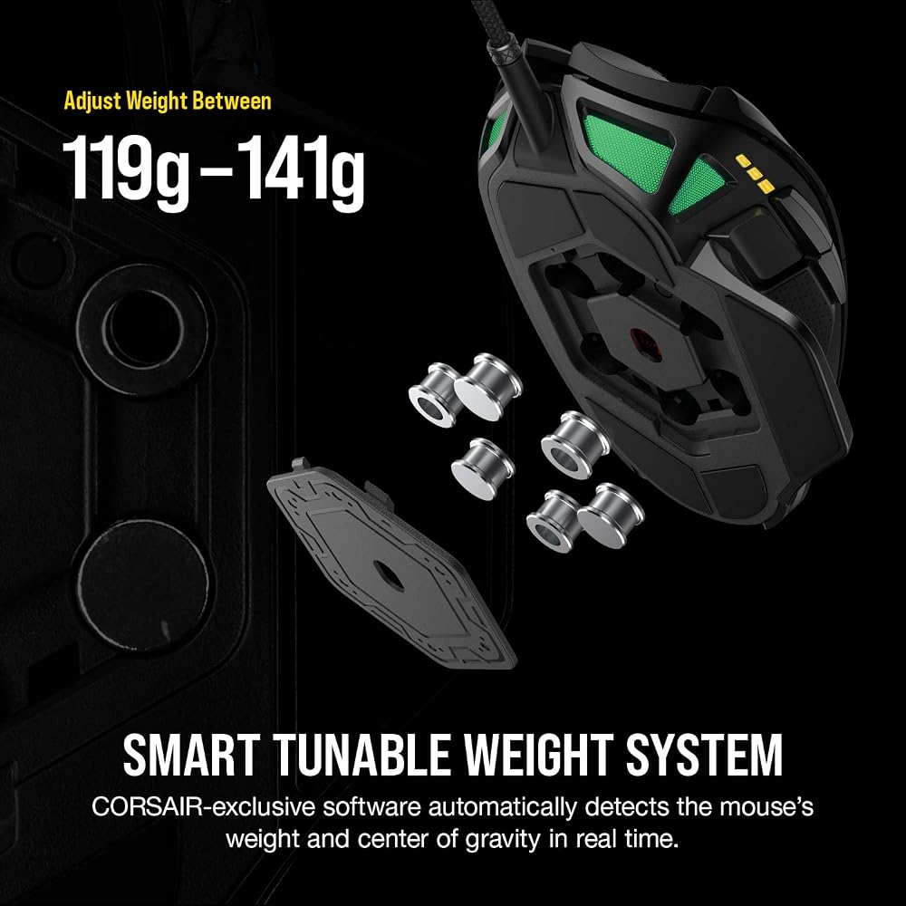 Corsair NIGHTSWORD RGB Wired Gaming Mouse - Image 3