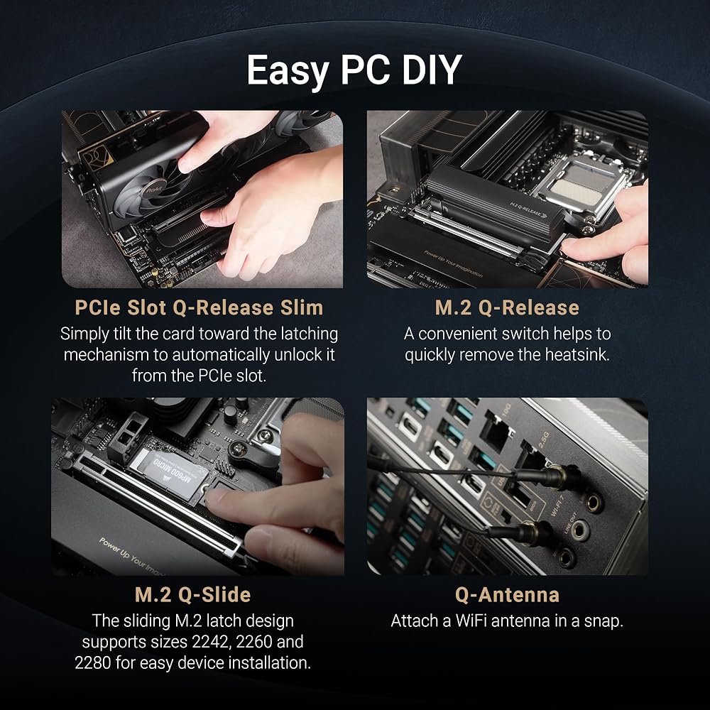 ASUS ProArt X870E-CREATOR WiFi AMD AM5 X870E ATX Motherboard - Image 5