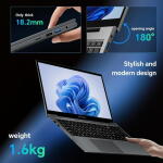 Blackview Acebook 8, 15.6" FHD, Intel N97, 16GB RAM, 512GB SSD, Win 11, Fingerprint, Gray