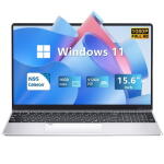 KUU 15.6" FHD Laptop, Intel Alder Lake N95, 16GB RAM, 512GB SSD, Backlit Keyboard, Windows 11 Pro